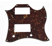 KAISH American Standard SG Pickguard intégral pour guitare spéciale SG Fabriqué aux États-Unis Tortue vintage