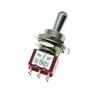 KAISH Amplfier DPDT Interrupteur à bascule pour guitare ou ampli 3 voies ON OFF ON