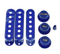 Kaish Bleu ST Strat Pickup Boutons de Couvertures et 5 Way Interrupteur à capuchon