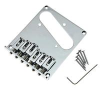 KAISH Chevalet de guitare à bobine unique chromé pour guitare Telecaster/Tele
