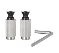 KAISH Chevalet de trémolo en acier inoxydable de qualité supérieure - Chevalet de montage et chevilles d'ancrage pour guitare FR et électrique - Noir