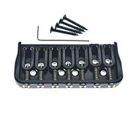 KAISH Chevalet fixe pour guitare électrique à 7 cordes Noir