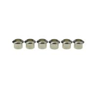 KAISH Douilles d'accordeur de guitare vintage en laiton de qualité supérieure 6,2 mm - Clés d'accordage vintage - Viroles pour guitares vintage Strat/Tele/Les Paul - Laiton - 6,2 mm (DI x D) x 8,3 mm