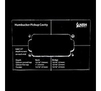 KAISH Gabarit de micros Humbucker en acrylique pour le corps