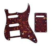 Kaish HSS Strat Pickguard et ST plaque arrière Vibrato Coque vintage Tortue