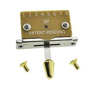 KAISH Interrupteur à levier robuste 5 voies pour guitare Stratocaster Tele avec embout en plastique doré