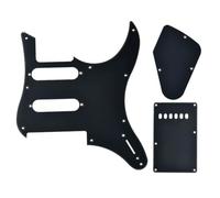 KAISH Jeu de plaques de protection pour guitare électrique avec plaque arrière de trémolo pour Yamaha Pacifica PAC 112 V & 212 V & 612 V HSS Series Guitares Noir mat