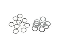 KAISH Lot de 10 écrous à bascule à filetage métrique M12 pour guitare Epi Les Paul LP SG ou Import Les Pauls Nickel