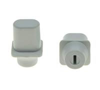 KAISH Lot de 2 boutons de sélecteur de micros vintage à 3 ou 4 voies pour Telecaster/Tele USA Blanc