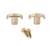 KAISH Lot de 2 guides de cordes en acier inoxydable pour guitare American Ultra/Elite/Pro Series ST/TL Doré