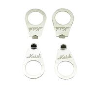 KAISH Lot de 4 boutons de guitare LP Plaque pointeur 3/8" Indicateur de position pour USA LP Les Paul ou CTS Pots Nickel