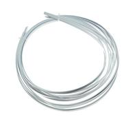 KAISH Lot de 5 bandes de reliure en ABS pour guitare acoustique classique Blanc 1650 x 5 x 1,5 mm