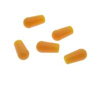 KAISH Lot de 5 boutons d'interrupteur à bascule 3 voies pour sélecteur de micro Gibson/Switchcraft Ambre