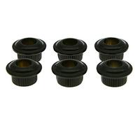 kaish Métal Noir 10 mm Clés d'accordage pour guitare Vintage Conversion bagues adaptateur Embouts
