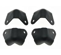 Kaish Noir 4 x amplificateur Ampli de guitare en métal Cabinet coins Coin de haut-parleur pour Fender
