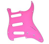KAISH Pickguard 11 trous pour ST/Strat Style SSS pour Stratocaster/Strat USA/Mexique Rose 3 plis