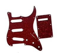 KAISH Pickguard 11 trous style ST/Stratocaster/Stratocaster/Stratocaster/Stratocaster/Strat avec plaque arrière ST Rouge perle
