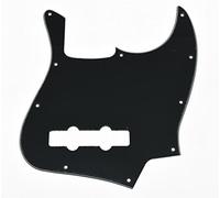 KAISH Pickguard 4 cordes style J Bass Pickguard Bass Pick Guard pour USA/Mexique Jazz J Bass Noir 3 plis