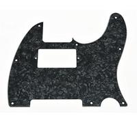 KAISH Pickguard 8 trous Humbucker TL pour Telecaster/Tele Black Pearl