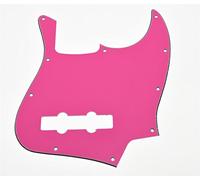 KAISH Pickguard à 4 cordes style J Bass Pickguard pour Basse USA / Mexique Jazz J Bass Rose 3 plis