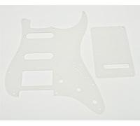 KAISH Pickguard en acier rapide 11 trous pour Stratocaster/Stratocaster/Stratocaster/Stratocaster USA/Mexique Transparent