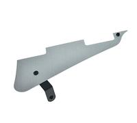 KAISH Pickguard en aluminium anodisé de style moderne pour guitare LP avec support en métal noir pour Epiphone Les Paul