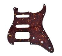 KAISH Pickguard moderne 11 trous en acier rapide avec 2 vis pour guitare américaine Fender Strat vintage Tortue