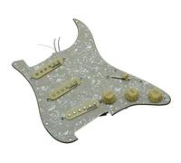 Kaish Pickguard pour guitare électrique avec micro Wilkinson pour Fender Strat Fabriqué aux États-Unis ou au Mexique Aged Pearl