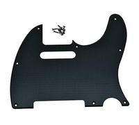 Kaish Pickguard pour guitare télescopique 8 trous Compatible avec Fender Telecaster américain et mexicain Noir mat 1 épaisseur