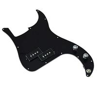 Kaish Pickguard pré-câblé pour guitare basse Fender Precision Noir