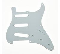 KAISH Pickguard ST 8 trous style vintage américain Stratocaster pour Stratocaster Blanc 1 pli