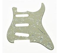 Kaish Pickguard vintage 8 trous pour ST, Strat, SSS, effet nacre vieillie pour Stratocaster US/Mexico