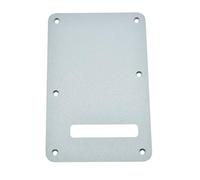 KAISH Plaque arrière en aluminium mat pour trémolo ST/Strat en métal anodisé pour Stratocaster américaine/mexicaine/Stratocaster Argenté mat