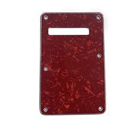 KAISH Plaque arrière standard ST/Stratocaster pour guitare ST/Stratocaster Rouge perle