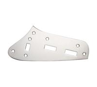 KAISH Plaque de commande supérieure de style vintage pour guitares Jaguar vintage Chromé