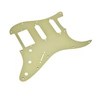 KAISH Plaque de protection en aluminium mat ST/Strat style HSS en métal anodisé ST Pick Guard pour américain/mexicain ST/Strat Doré mat
