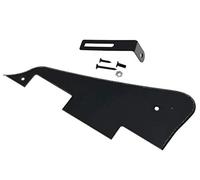 Kaish - Plaque de protection pour guitare LP noire à 1 couche avec support noir pour Epiphone Les Paul