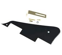 Kaish - Plaque de protection pour guitare LP noire à 3 plis avec support doré pour Epiphone Les Paul