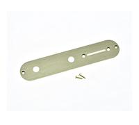 KAISH Plaque de télécommande en aluminium anodisé avec trous de 3/8" pour Telecaster américaine/mexicaine Doré