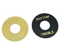 KAISH Plaque d'interrupteur à bascule pour guitare LP Noir et crème