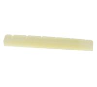 KAISH Sillet en os pur non blanchi de 43 mm pour guitares avec fentes pour Stratocaster Tele 43 x 3,5 mm
