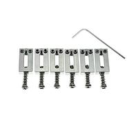 KAISH Sillets de chevalet de guitare en acier inoxydable massif 10,5 mm pour Stratocaster ou Telecaster