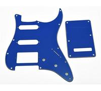 Kaish ST Strat HSS Guitare Pickguard Trem Housse plaque arrière Bleu pour US/Mexique Stratocaster