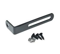 KAISH Support de pickguard en acier inoxydable de qualité supérieure avec vis de montage pickguard et écrou pour Gibson Les Paul USA Noir