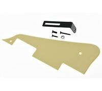 Kaish Unique Crème 1 plis LP Pickguard de guitare avec support Noir pour Epiphone les Paul