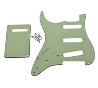 Kaish Vert menthe 3 plis pour gaucher ST Strat SSS Pickguard, pour gaucher Trem Housse pour USA Fender