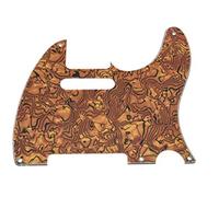Kaish vintage 5 trous Tele Guitar Pickguard tigré pour US/Mexique Telecaster
