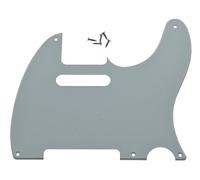 Kaish vintage 5 trous Tele Guitar Pickguard Unique Blanc 1 plis pour US/Mexique Telecaster