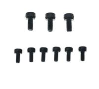 KAISH Vis de montage pour chevalet de trémolo en acier inoxydable pour guitare Noir