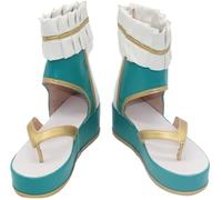 Kaishwind Cosplay bottes chaussures chaussure botte compatible with Uma Pretty Derby Satono Diamond green